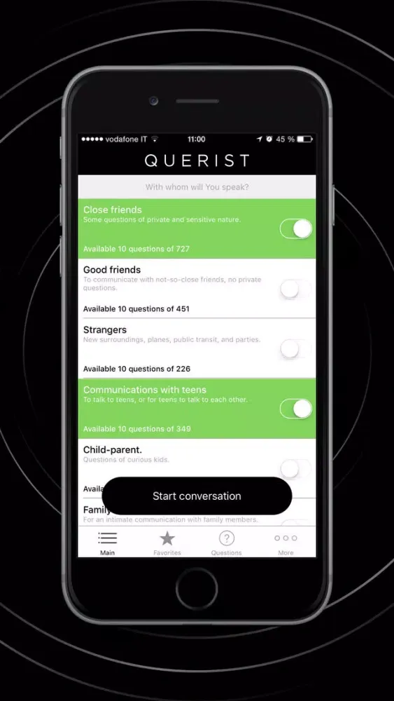 Capturas de pantalla de Querist. 1000 communication points in your pocket