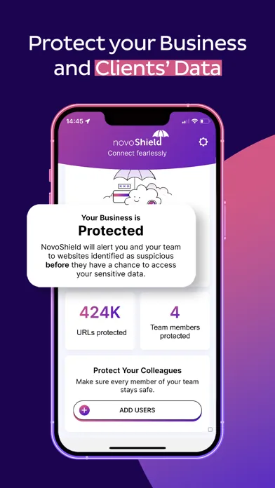 NovoShield: Anti-Phishing Ekran Görüntüleri
