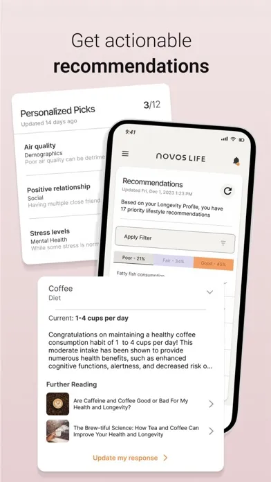 NOVOS Life سکرین شاٹس