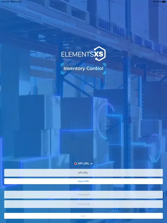 Capturas de tela do Elements XS Inventory Control iPad 
