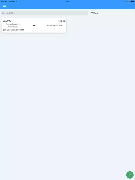 Capturas de tela do Elements XS Inventory Control iPad 