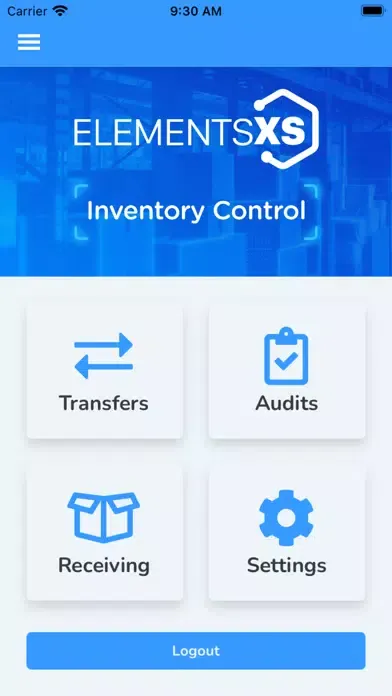 Capturas de tela do Elements XS Inventory Control