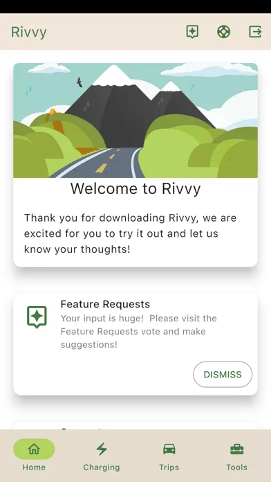 Rivvy سکرین شاٹس