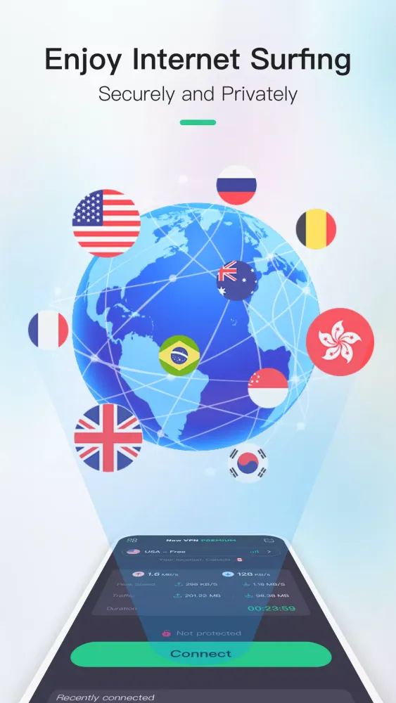 Capturas de pantalla de Now VPN