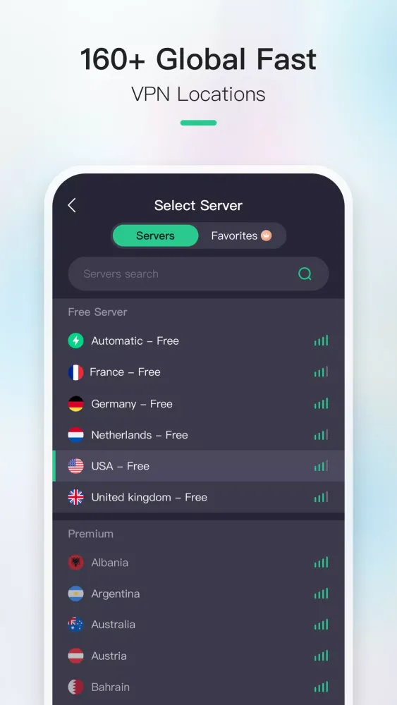 Capturas de pantalla de Now VPN