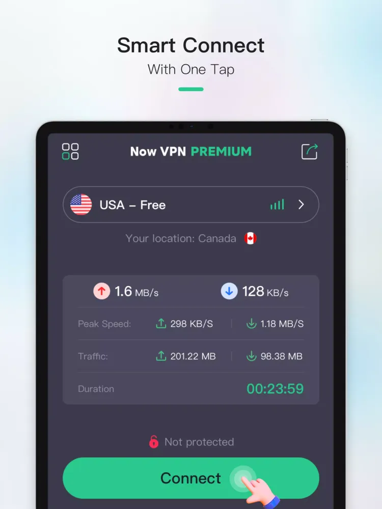 Capturas de pantalla de Now VPN