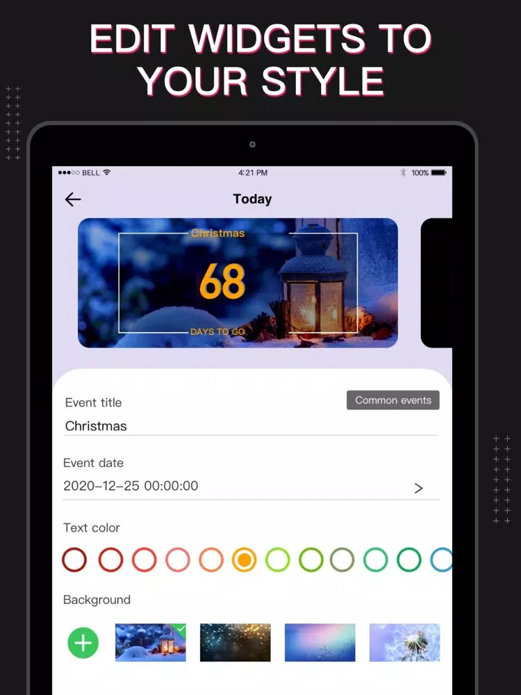 Captures d'écran de Widgets X - Color Home Screen iPad 