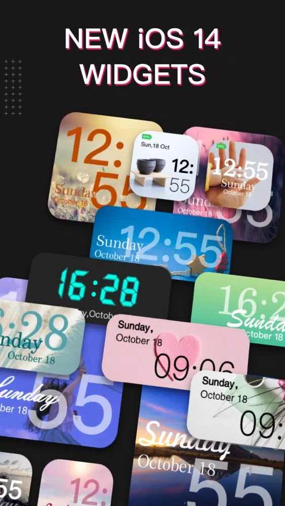 Captures d'écran de Widgets X - Color Home Screen