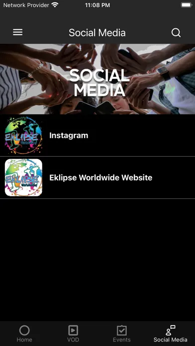 Ảnh chụp màn hình của Eklipse Worldwide Television