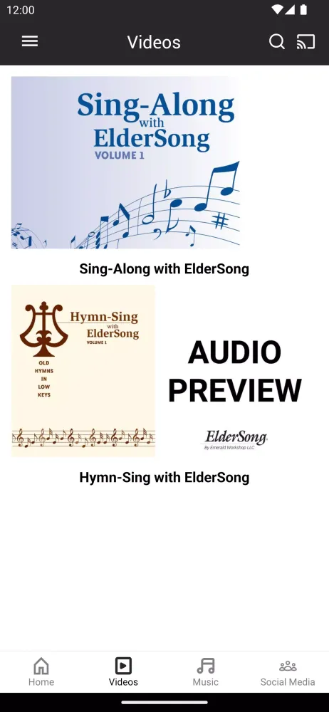 ElderSong+ Ekran Görüntüleri