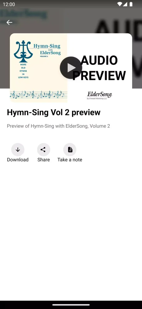 ElderSong+ Ekran Görüntüleri