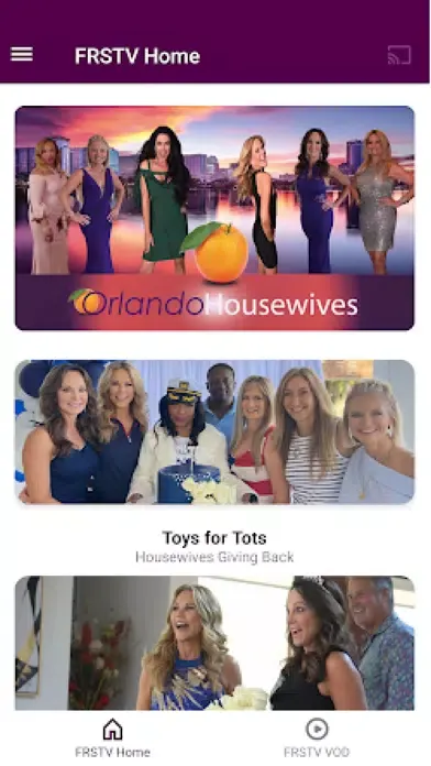 Captures d'écran de FRS TV Network