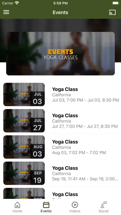 Captures d'écran de The Yoga Tribe