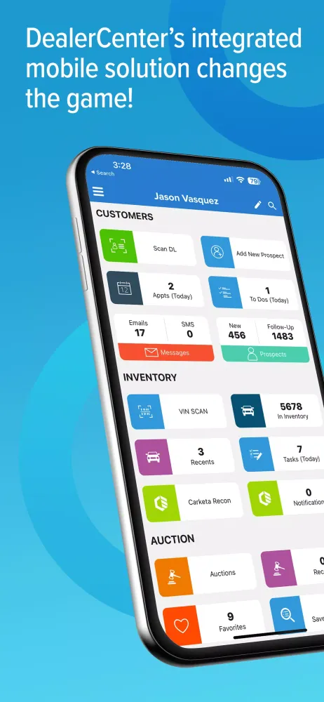 DealerCenter Mobile Screenshots