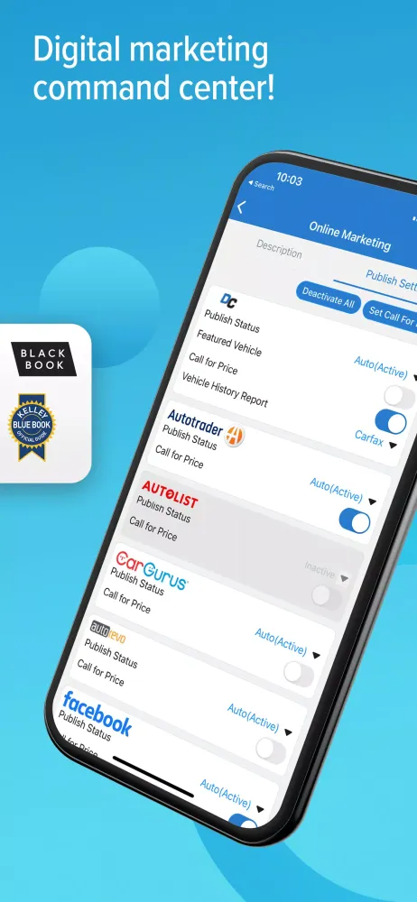 DealerCenter Mobile Screenshots