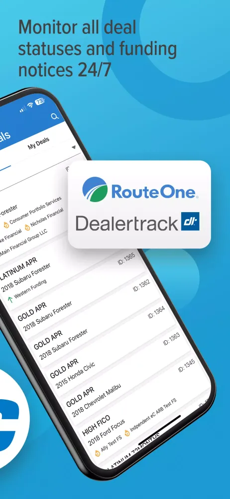 DealerCenter Mobile Screenshots