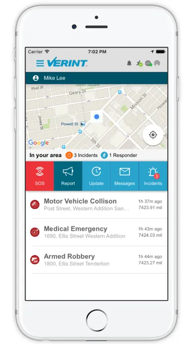 Verint Mobile Responder应用截图