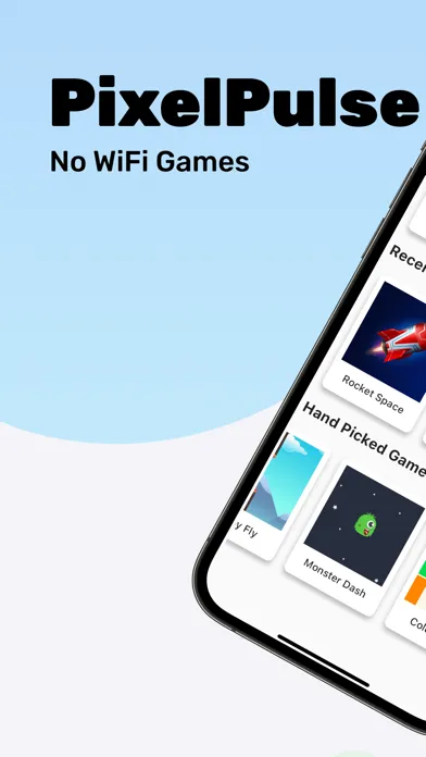 No WiFi games - PixelPulse 스크린샷