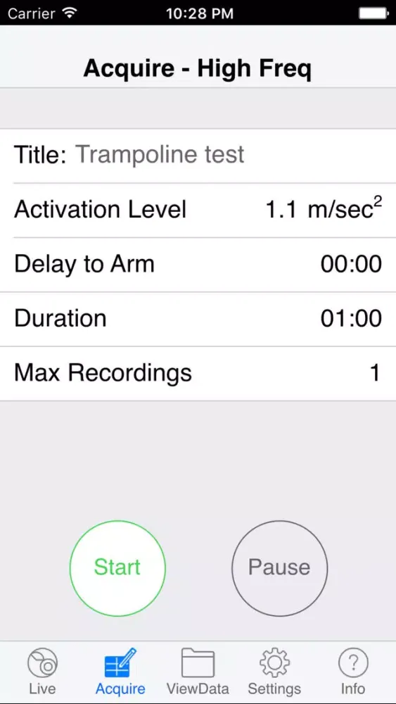 VibSensor - accelerometer recorder, vibration analysis, and data export應用截圖