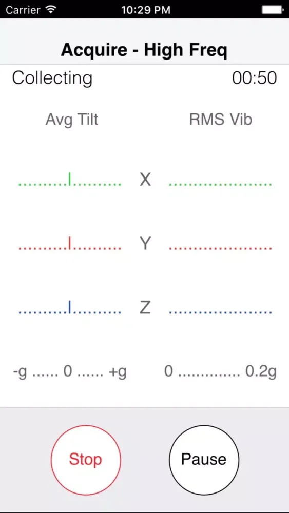 VibSensor - accelerometer recorder, vibration analysis, and data export應用截圖