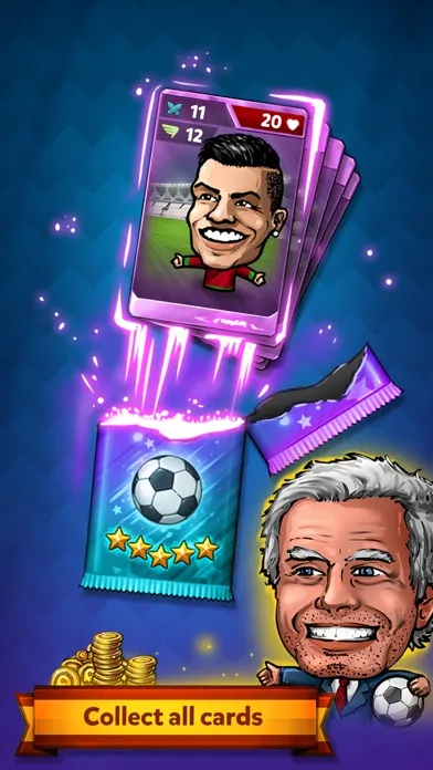 Ảnh chụp màn hình của Puppet Football Cards Manager
