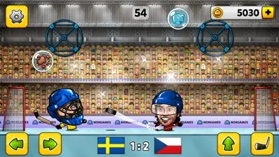 Puppet Ice Hockey: Championship of the big head nofeet Marionette slapshot stars Screenshots