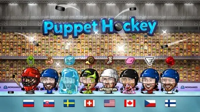 Puppet Ice Hockey: Championship of the big head nofeet Marionette slapshot stars Screenshots