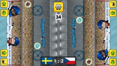 Puppet Ice Hockey: Championship of the big head nofeet Marionette slapshot stars Screenshots