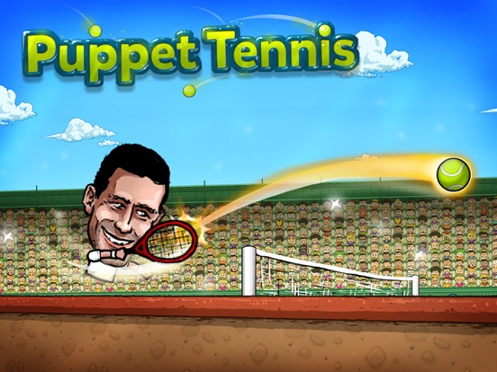 Puppet Tennis: Topspin Tournament of big head Marionette legends iPad  স্ক্রিনশট