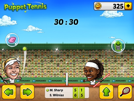 Puppet Tennis: Topspin Tournament of big head Marionette legends iPad  স্ক্রিনশট
