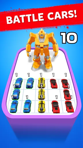 Capturas de pantalla de Robot Merge Master: Car Games