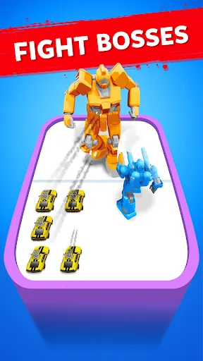Capturas de pantalla de Robot Merge Master: Car Games