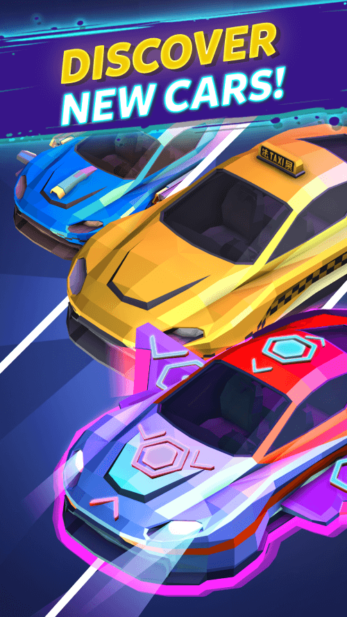 Merge Cyber Car: Highway Racer-screenshot-4