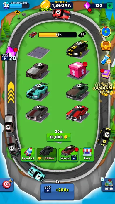 ภาพหน้าจอของ Merge Muscle Cars - Idle Games