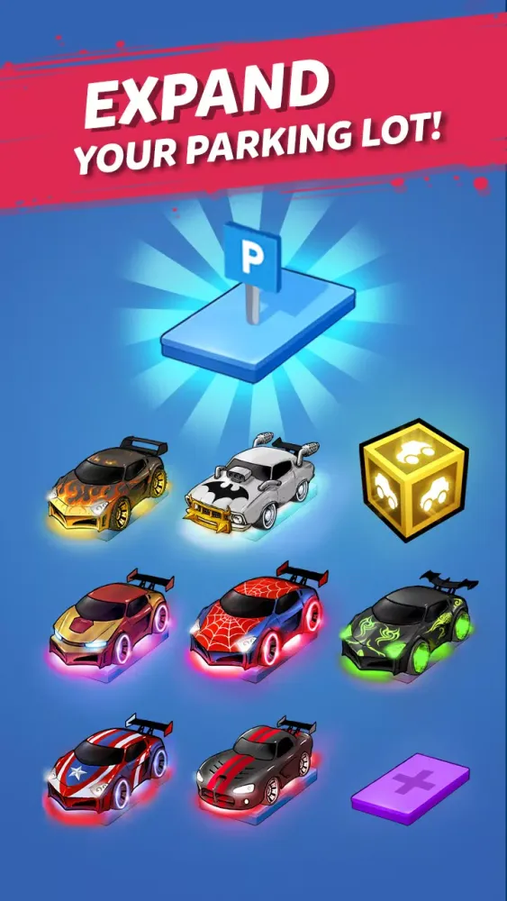 Ảnh chụp màn hình của Merge Neon Car