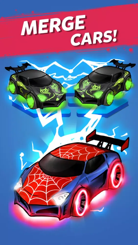 Ảnh chụp màn hình của Merge Neon Car