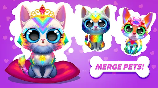 Capturas de tela do Merge Cute Animals: Pets Games