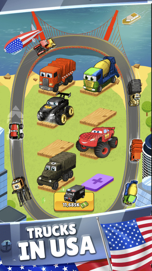 Merge Truck: Monster Truck-screenshot-1