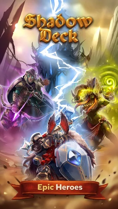 ภาพหน้าจอของ Shadow Deck: Hero Card game