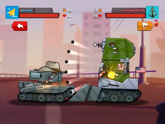 Tanks Arena io: Machine of War iPad  스크린샷
