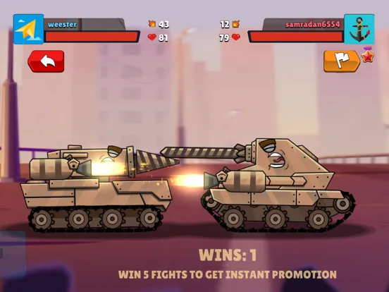 Tanks Arena io: Machine of War iPad  스크린샷