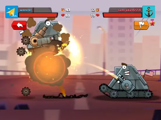 Tanks Arena io: Machine of War iPad  스크린샷