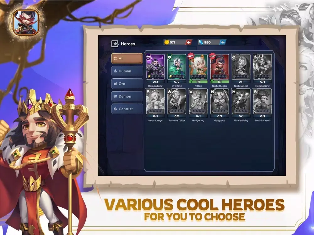 Battle of Heroes - Card Game iPad  سکرین شاٹس