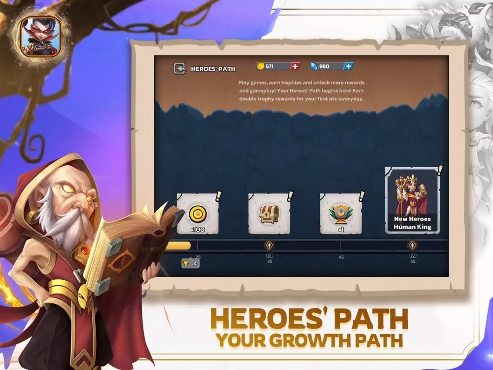 Battle of Heroes - Card Game iPad  سکرین شاٹس