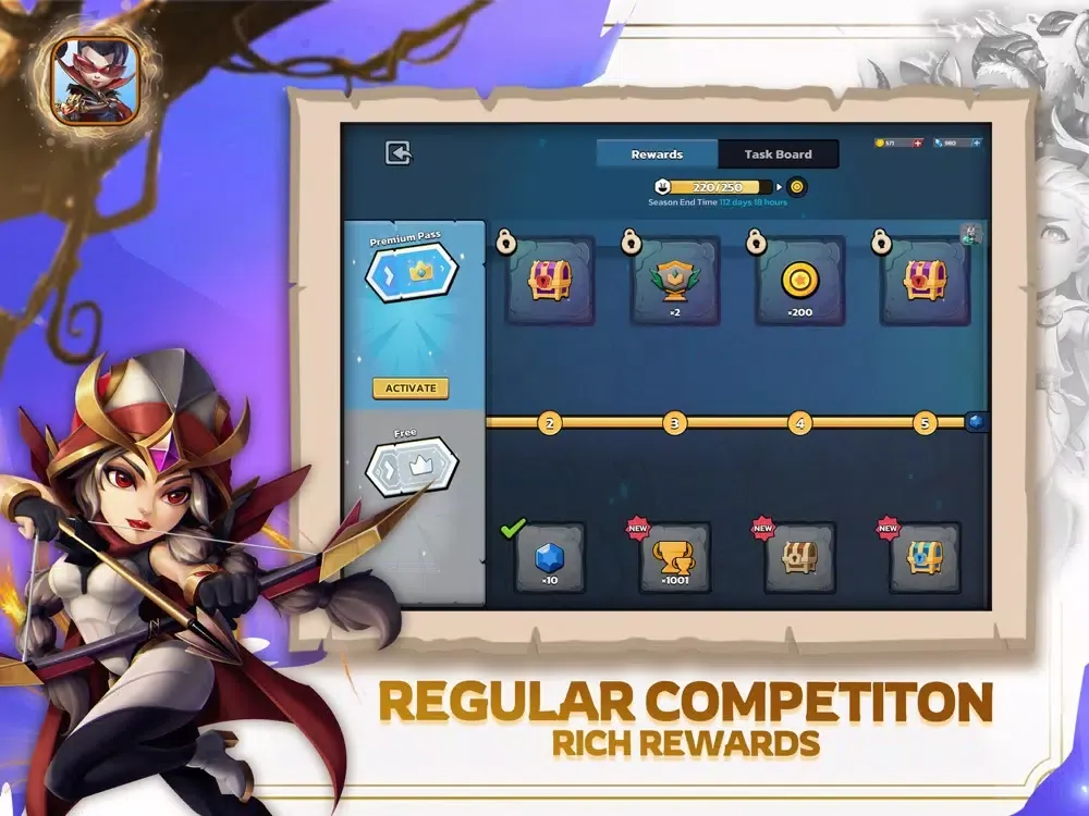 Battle of Heroes - Card Game iPad  سکرین شاٹس