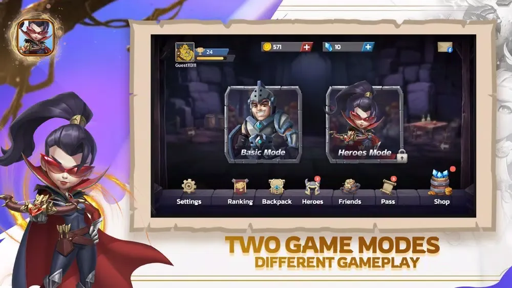 Battle of Heroes - Card Game سکرین شاٹس