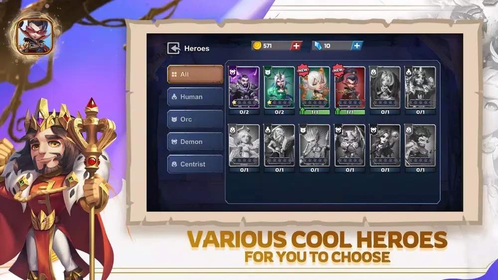 Battle of Heroes - Card Game سکرین شاٹس
