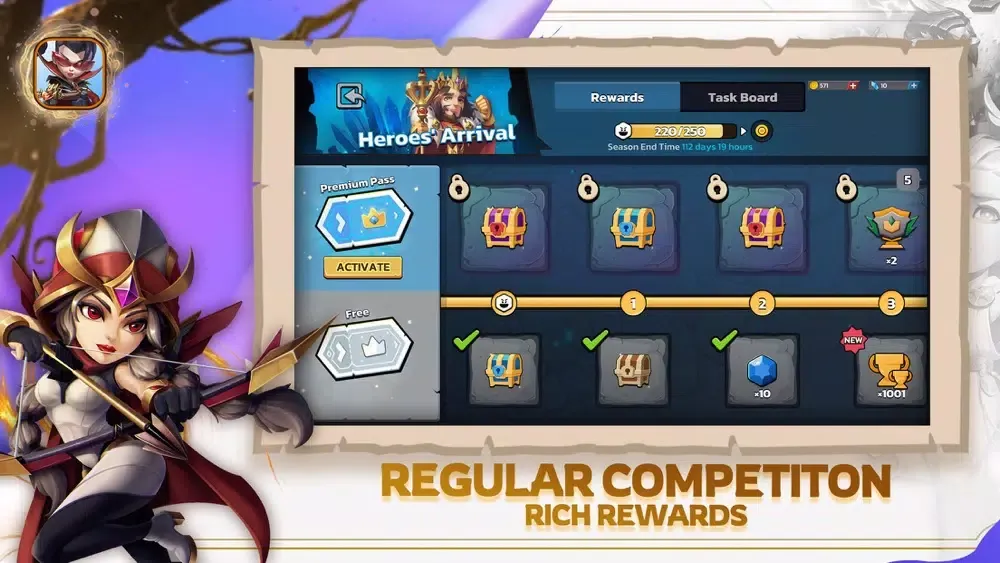 Battle of Heroes - Card Game سکرین شاٹس