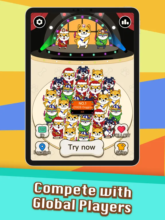 Capturas de tela do Doggo Go-match 3 tiles, puzzle iPad 