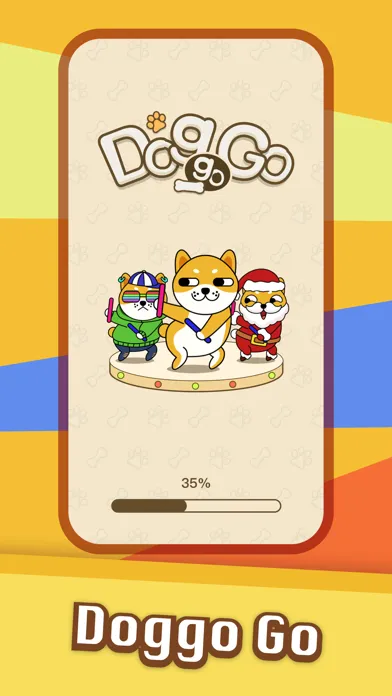 Capturas de tela do Doggo Go-match 3 tiles, puzzle